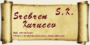 Srebren Kuručev vizit kartica